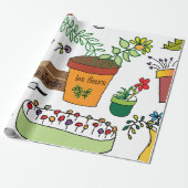 Le Jardin (Der Garten) Geschenkpapier (Ungerollt)
