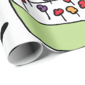 Le Jardin (Der Garten) Geschenkpapier (Rolleneckpunkt)