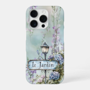 Le Jardin (der Garten) Hübsche violette Blumen iPhone 16 Pro Hülle