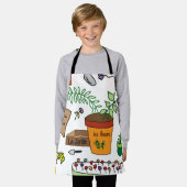Le Jardin (Der Garten) Schürze (Getragen)