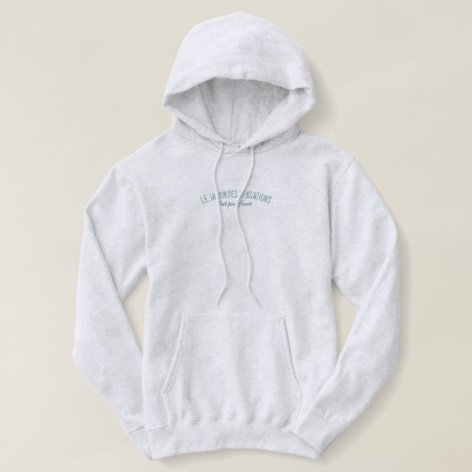 Le jardin des sensations hoodie (Design vorne)
