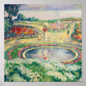 Le Jardin Fleuri | Henri Lebasque Poster (Vorne)