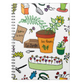 Le Jardin (Garten) Notizblock (Vorderseite)