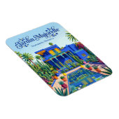 Le Jardin Majorelle Marokko Magnet (Rechte Seite)