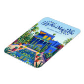 Le Jardin Majorelle Marokko Magnet (Linke Seite)