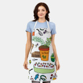 Le Jardin (The Garden) Apron Schürze (Getragen)