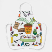 Le Jardin (The Garden) Apron Schürze (Vorderseite)