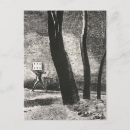 Le Joueur (The Player) von Odilon Redon Postkarte