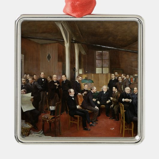Le Journal des Debats, 1889 Silbernes Ornament (Vorne)