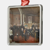 Le Journal des Debats, 1889 Silbernes Ornament (Links)