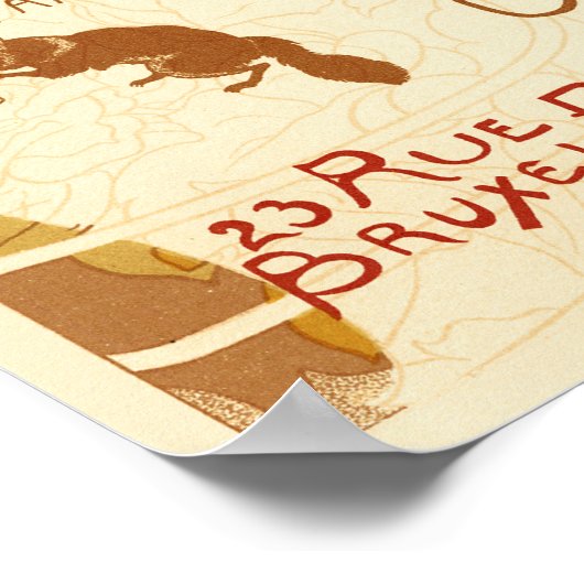 LE JOURNAL DES VENTES von Georges De Feure French Poster (Ecke)