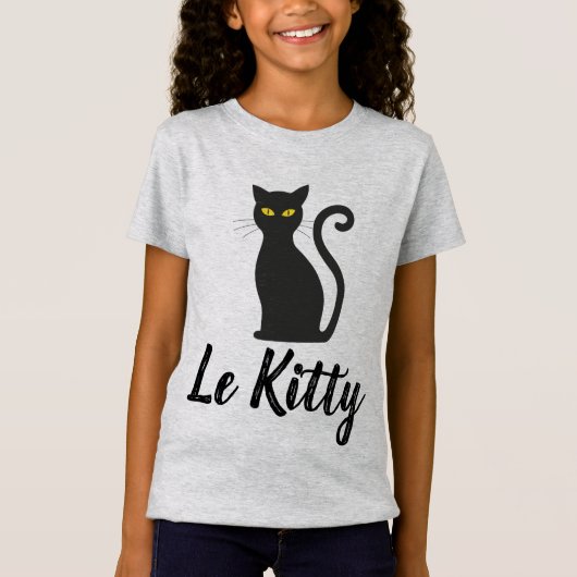 LE KITTY, FRANZÖSISCHE CAT-T - Shirt (Vorderseite)