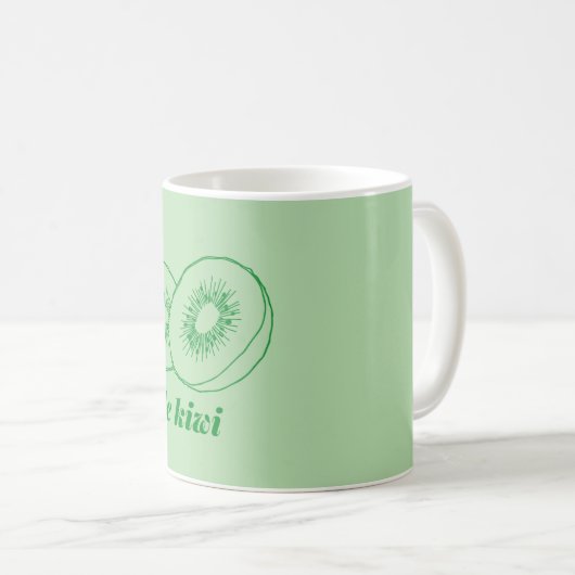le kiwi kaffeetasse (VorderseiteRechts)