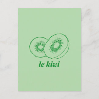 le kiwi postkarte