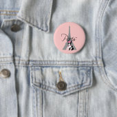Le kleines Chien à Paris Button (Beispiel)