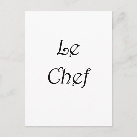 Le Koch Postkarte (Vorderseite)