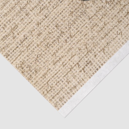 Le Lapin Burlap Osterrabit Französisch-Decoupage Seidenpapier (Ausschnitt)