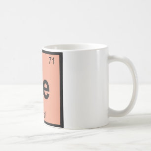 Le - Lentil Chemistry Periodic Table Symbol Kaffeetasse
