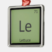 Le - Lettuce Gemüsemaschine - Regelmäßige Tabelle Ornament Aus Metall (Links)