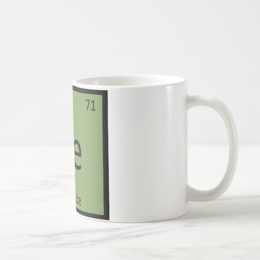 Le - Lettuce Pflanzenchemie - Periodischer Tisch Kaffeetasse (Rechts)