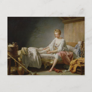 Le Lever de Fanchon Postkarte