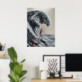 LE LÉVIATHAN D'ARGENT (Der Silberleviathan) Poster (Heimbüro)