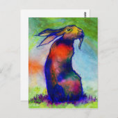 - Le Lièvre Sauvage- Postkarte (Vorne/Hinten)