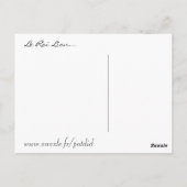 Le Lion Roi carte postale Postkarte (Rückseite)