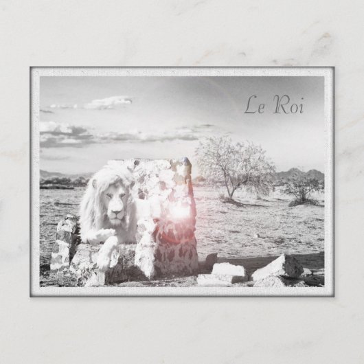 Le Lion Roi carte postale Postkarte (Vorderseite)