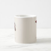 Le Lori a franges bleues Kaffeetasse (Mittel)