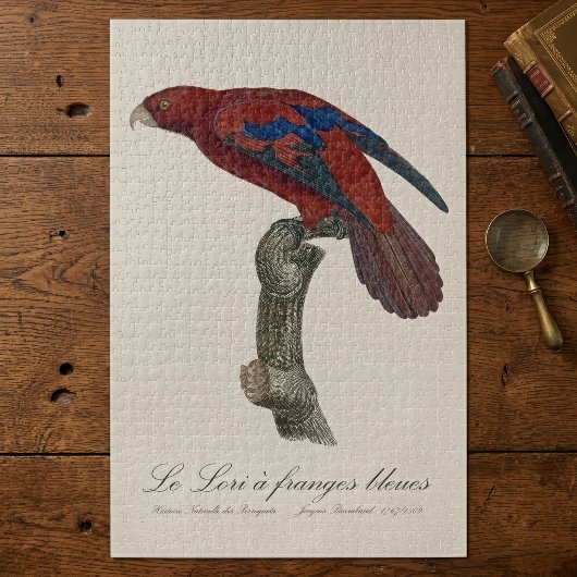 Le Lori a franges bleues Puzzle