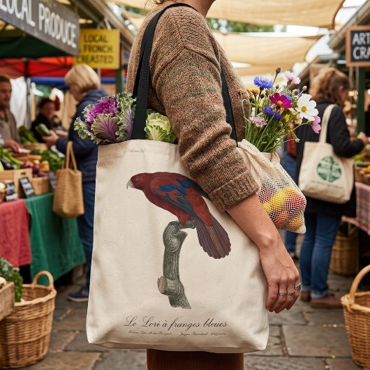 Le Lori a franges bleues Tasche