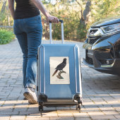 Le Lori noir / Black Lory Aufkleber (Koffer Insitu)