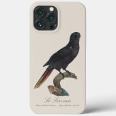 Le Lori noir / Black Lory Case-Mate iPhone Hülle (Rückseite)