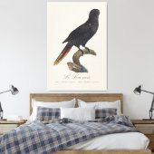 Le Lori noir / Black Lory Leinwanddruck (Insitu (Schlafzimmer))