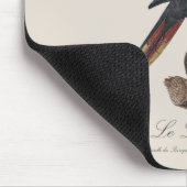 Le Lori noir / Black Lory Mousepad (Ecke)