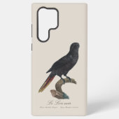 Le Lori noir / Black Lory Samsung Galaxy Hülle (Rückseite)
