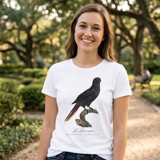 Le Lori noir / Black Lory T-Shirt