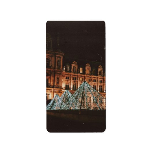 Le Louvre Adressaufkleber (Vorne)