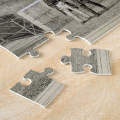 Le Louvre, graviert von Auguste Bry (Stich) Puzzle (Seite)