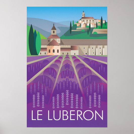 Le Luberon Druck Poster (Vorne)