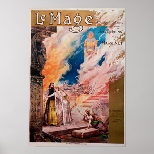 Le Mage French Opera Poster (Vorne)