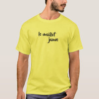 Le Maillot Jaune Yellow Jersey Brushstroke