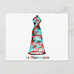 Le Mannequin Postkarte