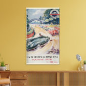 Le Mans, 1954, vintage, rück Plakat, Plakat, Leinwanddruck (Insitu (Wohnzimmer))