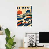 Le Mans 24 Stunden Poster (Heimbüro)