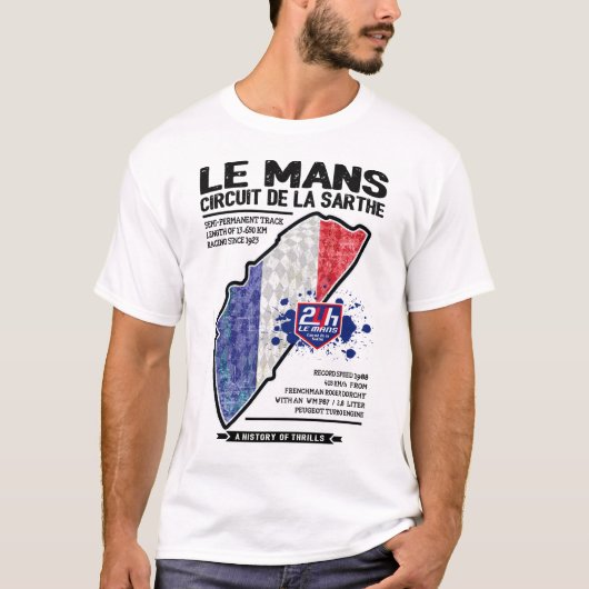 Le Mans Circuit - History Of Thrills T-Shirt (Vorderseite)