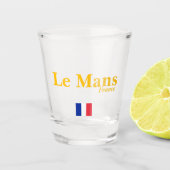 Le Mans, Frankreich Schnapsglas (Vorderseite)