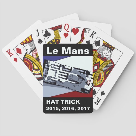 Le Mans HAT TRICK Spielkarten (Rückseite)