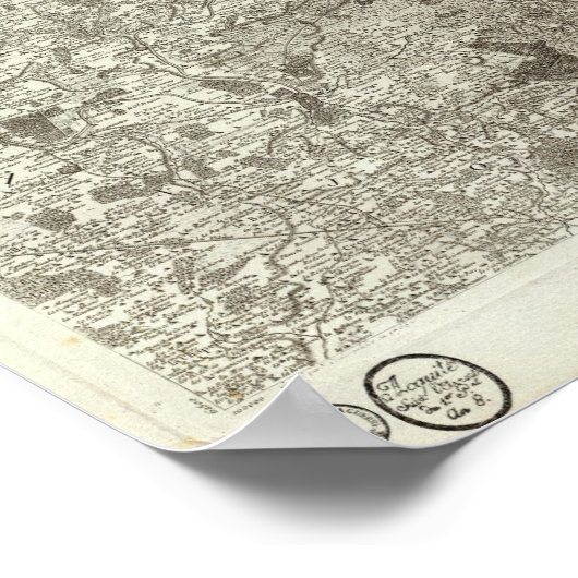 Le Mans Poster (Ecke)